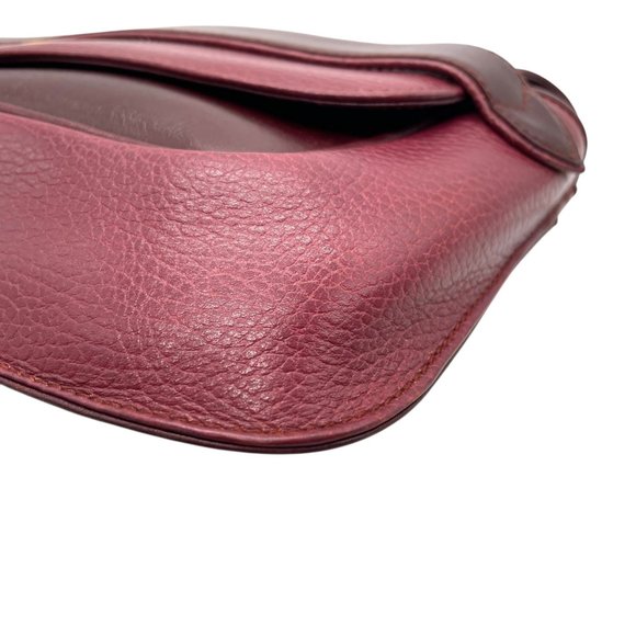 Cartier Must Line Clutch Bag, Bordeaux Leather with Gold Hardware, Guarantee ... - Picture 10 of 16